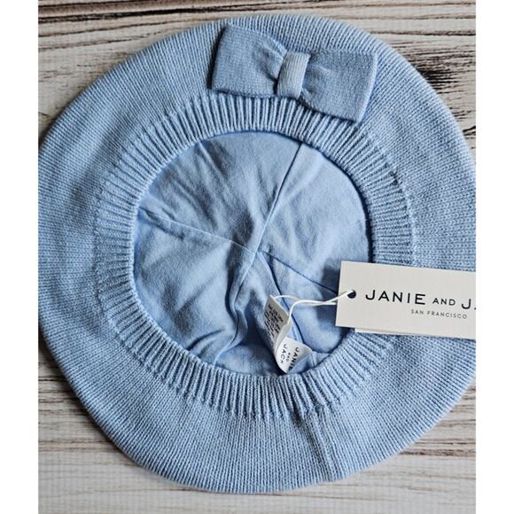 Janie and Jack Pastel Baby Blue Berret sz 4-5 New - Picture 1 of 4
